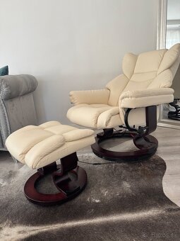 HOMCOM Relaxačné elektrické kreslo s podnožkou a diaľ.ovlada - 2