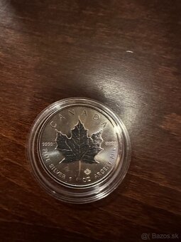 Strieborná investičná minca Maple Leaf 1 Oz - 2