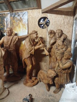 veľký drevený Betlehem - 2