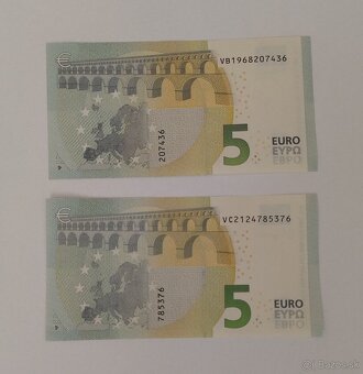 2ks 5 euro bankovky 2013 - 2