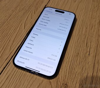 Apple iphone 15 pro 512gb modrý - 2