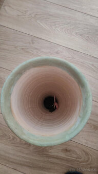 vysoká zelená vaza - 2