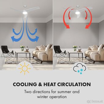 Nový stropný ventilátor so svietidlom - 2