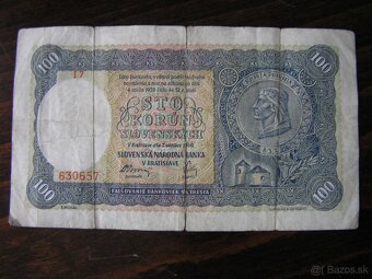 BANKOVKY SLOVENSKÝ ŠTÁT: 1939-1945 - 2