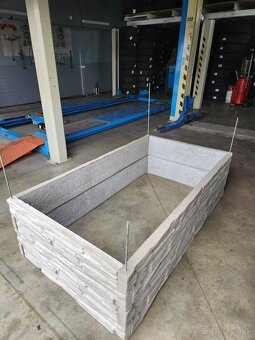 Betonové vyvýšené záhony - 2