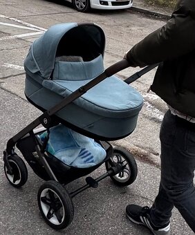 Vanicka Cybex Cot S Lux Stormy Blue/Light Blue - 2