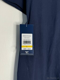 tričko Reebok VECTOR NAVY L - 2