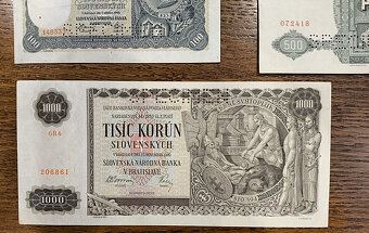 ☀️ BANKOVKY z obdobia SLOVENSKÉHO ŠTÁTU 1939 - 1945 ☀️ - 2