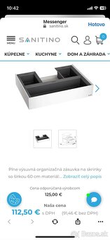 Vstavaný odpadkový kôš a organizér - 2