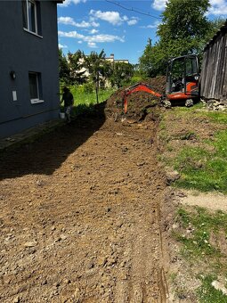 Zemné a výkopové práce, Minibager, nákladná doprava bager - 2