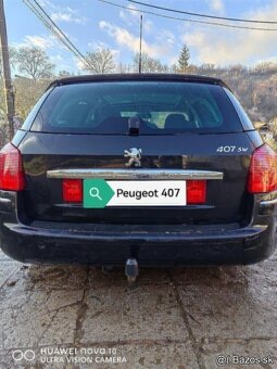 Rozpredám DIELY Peugeot 407 2.0 100kw - 2