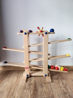 Drevená guľôčková dráha - 2