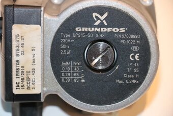 KUPIM Čerpadlo obehové Grundfos UPS 15-50 ichs motor - 2