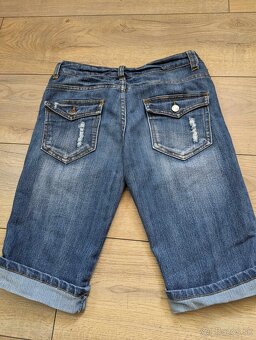 Dámske riflové kraťasy - 2