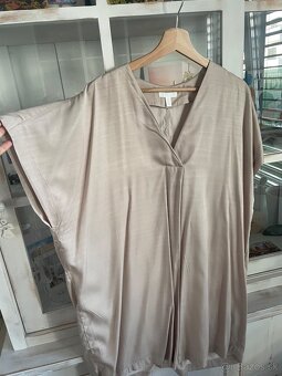 H&M šaty kremove - 2