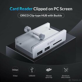 ORICO 2× USB 3.0 hub + SD card reader - 2