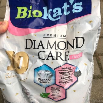 Podstielka pre mačky Biokat’s Diamond Fresh 8l - 2