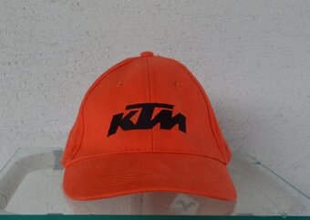 Predám kvalitnú nastavilnu šiltovku ktm oranžová - 2