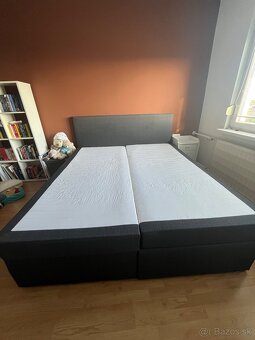 Bezchybná manž. posteľ boxspring - 2