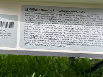 Predám elektrickú kolobežku Mi Electric Scooter 3 – ako nová - 2