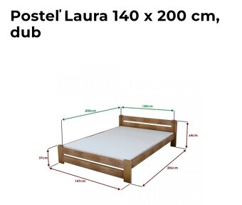 Posteľ z dreva - 2