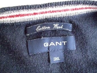 Gant pánsky sveter bavlna+vlna 3XL - 2