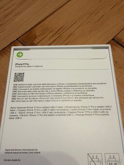iPhone 17 PRO 256GB ÚPLNE NOVÝ ZAPEČATENÝ V ZÁRUKE - 2