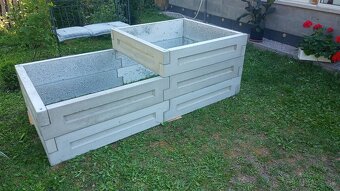 Vyvýšené betónové záhony - 2