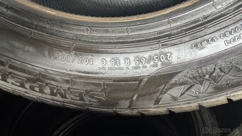 Predám zimné pneumatiky 205/65/R16C - 2