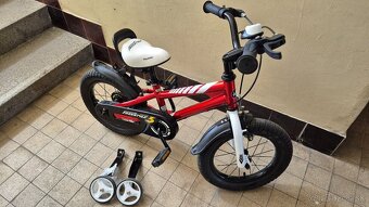 Detsky bicykel Royalbaby velkost 14" + pomocne kolieska - 2