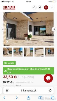 Tehlových obklad traverin - 2
