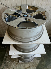 BMW X1 OD 2009 ORIG. R19 DVOJROZMER 5x120, CHROM 4KS (755T) - 2