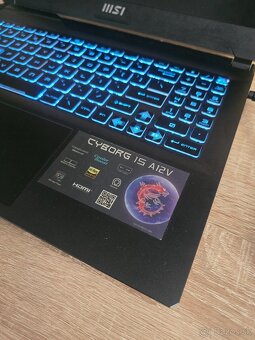 MSI Cyborg 15 i7 12th/RTX 4050 6GB/16GB/512GB - 2