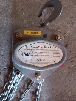 Hupcuk,kladkostroj 1000kg,zavitove tyce 24ky - 2