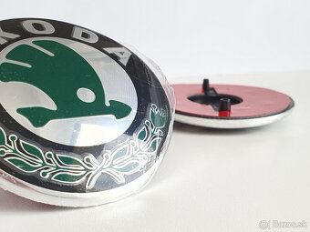 Znak Škoda 79 mm / 80 mm • predný / zadný - 2