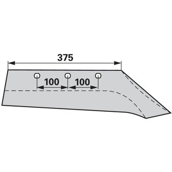 predám  pluhové ostrie, lemeše (pravý, ľavý) na pluh Vogel & - 2