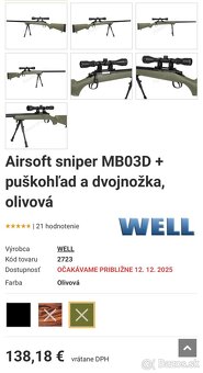 Airsoft sniperka - 2