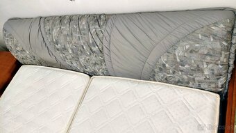 Manželská posteľ 160 x 200 s matracmi a uložným priestorom - 2