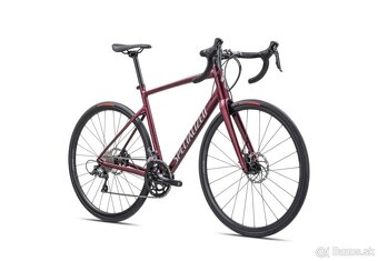 SPECIALIZED Allez E5 Disc Satin Maroon/Silver Dust/Flo Red - 2