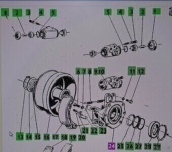 drzak čeľusti na Zetor - - 2
