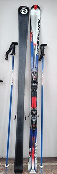 lyže Rossignol aj s palicami - 2