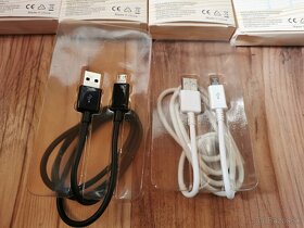 USB / microUSB dátový a nabíjací kábel 1m - 2