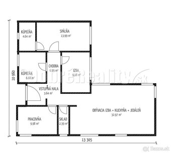 BUNGALOV PRAKTIK (DREVODOM) na pozemku s výmerou 525m2 - s - 2