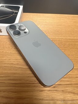 Predám iPhone 16 PRO 128GB, TOP stav, ZARUKA SK, VOLNY 100% - 2