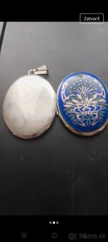 Vintage medailón v secesnom štíle - 2