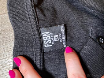 Pánske tričko FSBN, čierne, veľkosť XL - 2