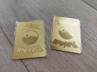 Kovové Pokémon karty - 2