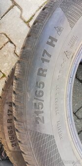 Pneumatiky zimné - Continental 215/65/R17 - 2