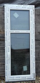 Predám plastové okno š64cm x v 163cm trojsklo 4cm biele - 2