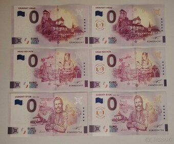 0 euro suvenírová bankovka 2025 - 2